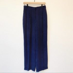 LAUREN Ralph Lauren Wide Leg Silk Trousers size 10